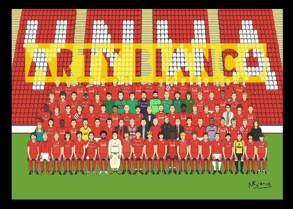 Liverpool Legends Squad Print.