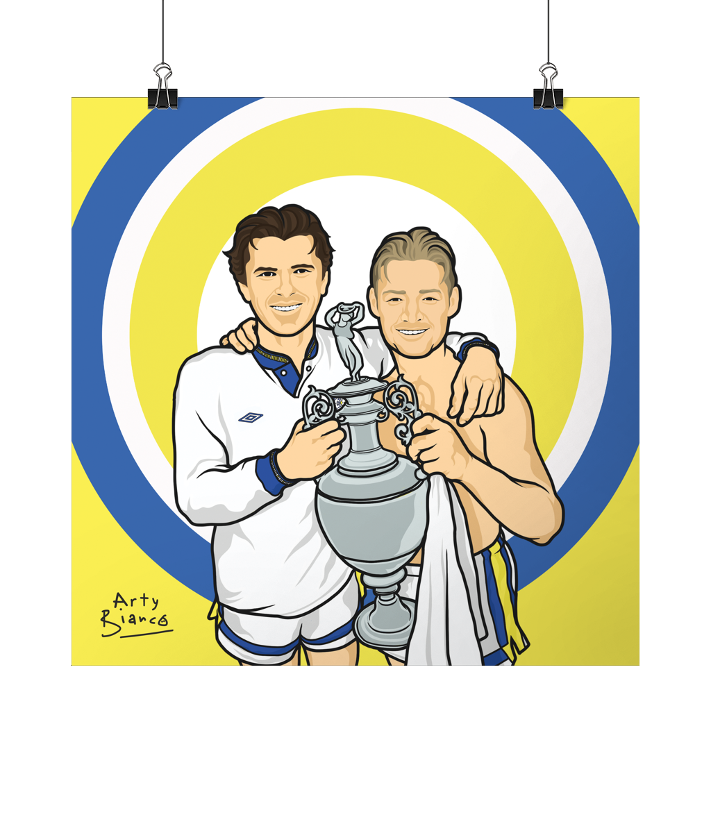 8x8 Speed and Batty (LUFC) Print.