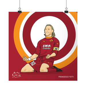 8x8 Francesco Totti Print.