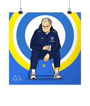 8x8 Bielsa (LUFC) Print.