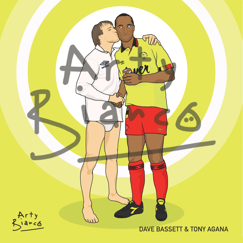 8x8 Dave Bassett & Tony Agana Print.