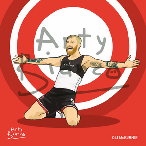 8x8 Oli McBurnie Print.