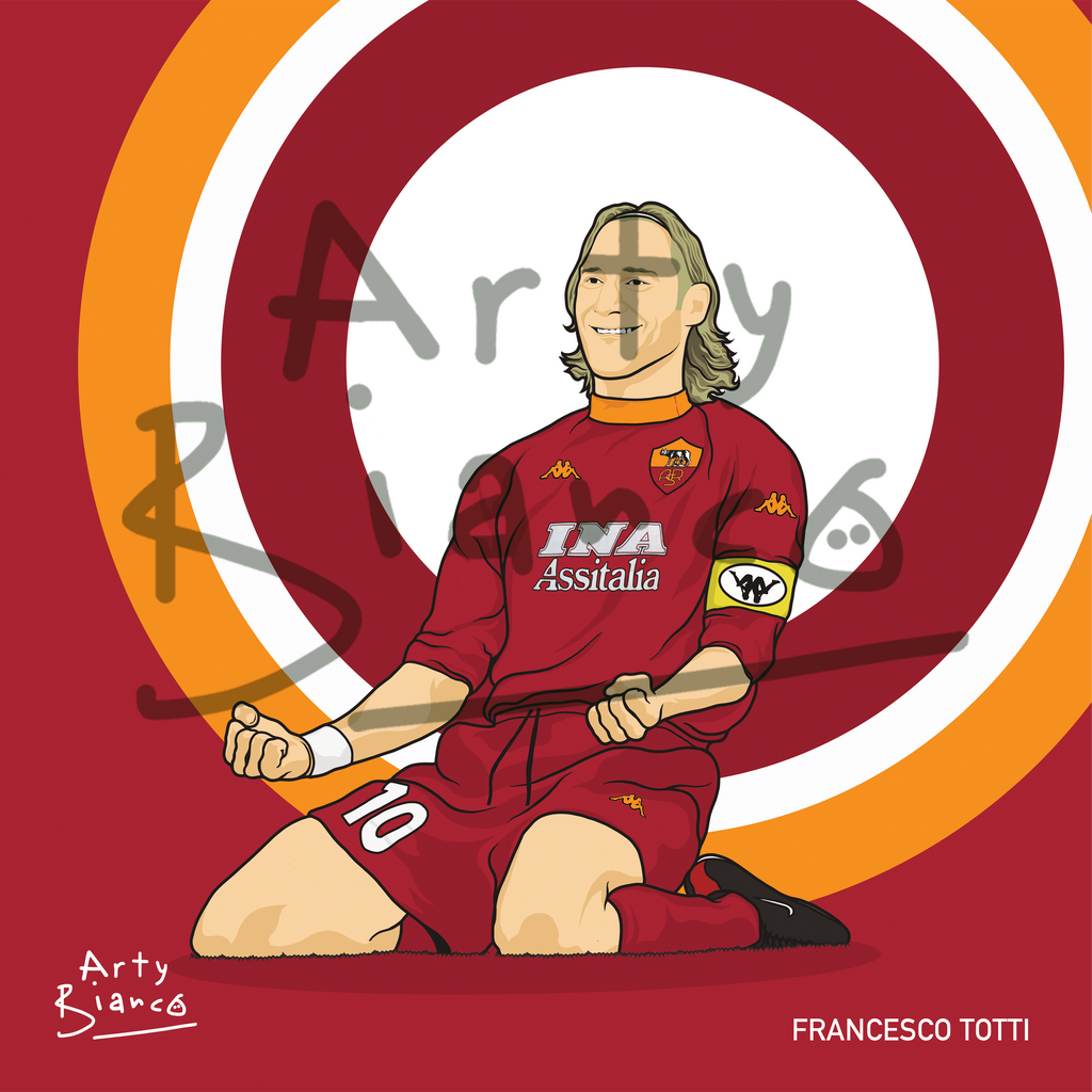 8x8 Francesco Totti Print.