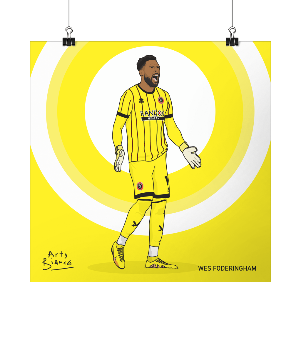 8x8 Wes Foderingham (2nd Version) Print.