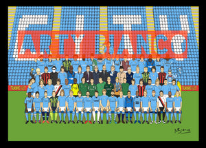 Manchester City Legends Squad Print.