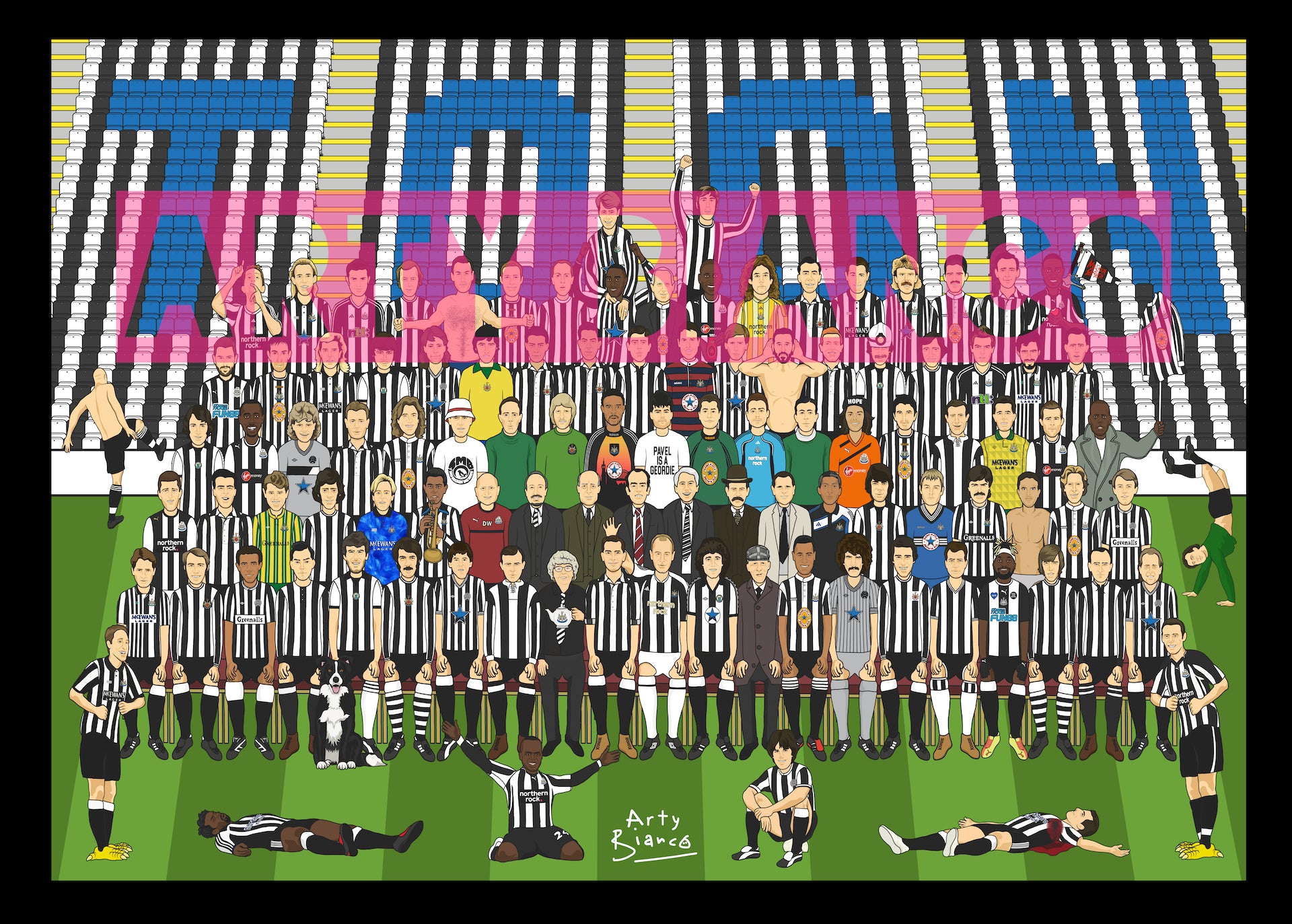 Newcastle Legends Jigsaw